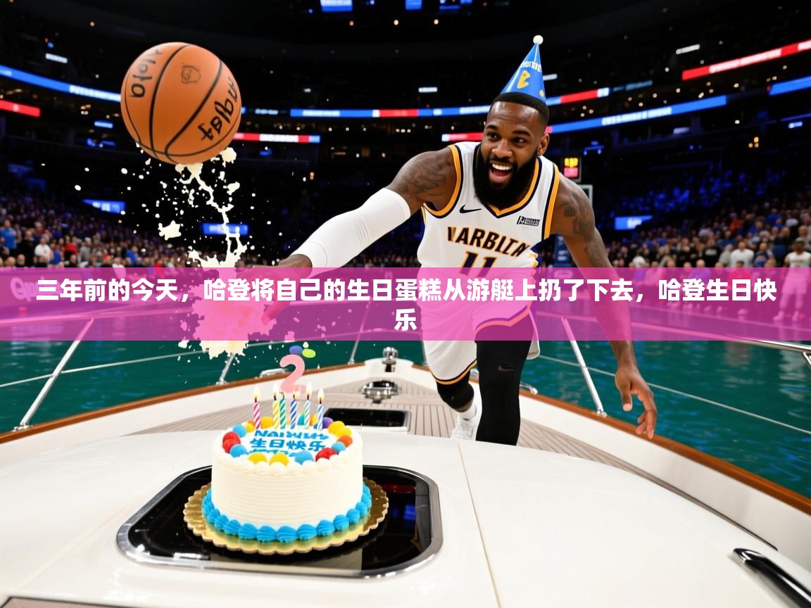 2025米兰体育直播三年前的今天，哈登将自己的生日蛋糕从游艇上扔了下去，哈登生日快乐