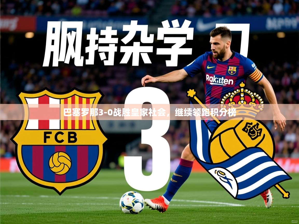 2025米兰体育下载巴塞罗那3-0战胜皇家社会，继续领跑积分榜